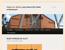 Tablet Screenshot of kaplica.silesiacitycenter.com.pl